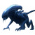 Alien Xenomorph Crawling Vinyl Car Decal Sticker – Waterproof & UV-Resistant 8"