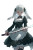 Gothic Anime Maid V3 Vinyl Car Decal Sticker – Waterproof & UV-Resistant 8"