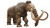 Robotic Woolly Mammoth Vinyl Car Decal Sticker – Waterproof & UV-Resistant 8"