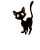 Mischievous Moonlit Kitten Vinyl Car Decal Sticker – Waterproof & UV-Resistant 8"
