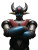 Grendizer Front View Vinyl Car Decal Sticker – Waterproof & UV-Resistant 8"