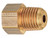MB Sturgis Propane Adapter Fitting 204120-MBS For Use With 2-Stage Auto Changeover Regulator; Brass; With Back Check