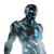 Futuristic Humanoid Robot V13 Vinyl Car Decal Sticker – Waterproof & UV-Resistant 8"