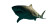 Bull Shark Impact Vinyl Car Decal Sticker – Waterproof & UV-Resistant 8"