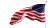 Waving American Flag V3 Vinyl Car Decal Sticker – Waterproof & UV-Resistant 8"