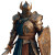 Radiant Time Knight Vinyl Car Decal Sticker – Waterproof & UV-Resistant 8"