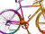 Rainbow To Darkness Bike Vinyl Car Decal Sticker – Waterproof & UV-Resistant 8"