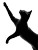 Cat Silhouette Logo Vinyl Car Decal Sticker – Waterproof & UV-Resistant 8"