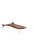 Minimalistic Wood Fish Vinyl Car Decal Sticker – Waterproof & UV-Resistant 8"