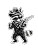 Cowboy Raccoon Vinyl Car Decal Sticker – Waterproof & UV-Resistant 8"