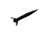 Black Minimalistic Missile Vinyl Car Decal Sticker – Waterproof & UV-Resistant 8"