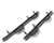 2020-2023 Jeep Gladiator JT | N-Fab W2W Series Nerf Bar | With Drop Down Steps, 3 Inch Steel, Rocker Panel Mount