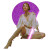 Purple Saber Jedi Vinyl Car Decal Sticker – Waterproof & UV-Resistant 8"