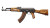 Ak47 Rifle Vinyl Car Decal Sticker – Waterproof & UV-Resistant 8"