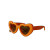 Heart-Shaped Sunglasses Vinyl Car Decal Sticker – Waterproof & UV-Resistant 8"