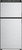 Norcold 8.2 cu. ft. Stainless Steel 2-Door RV Fridge | Dual Compartment & Freezer | LED Panel Control