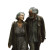 Elderly Couple Walking V4 Vinyl Car Decal Sticker – Waterproof & UV-Resistant 8"