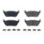 Power Stop Brake Pad 17-2169 Z17 Evolution; FMSI Number D2169; Ceramic Brake Pads; Set Of 4; With Premium Stainless Steel Hardware