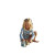 Child Building Sandcastle Vinyl Car Decal Sticker – Waterproof & UV-Resistant 8"