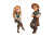 Link And Zelda V2 Vinyl Car Decal Sticker – Waterproof & UV-Resistant 8"