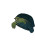 Mossy Forest Turtle Vinyl Car Decal Sticker – Waterproof & UV-Resistant 8"