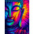 Stained Glass Buddha Vinyl Car Decal Sticker – Waterproof & UV-Resistant 8"