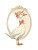 Silly Goose Art Vinyl Car Decal Sticker – Waterproof & UV-Resistant 8"