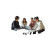 Students Collaborating On Laptop Vinyl Car Decal Sticker – Waterproof & UV-Resistant 8"
