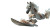 Surfing Horse Vinyl Car Decal Sticker – Waterproof & UV-Resistant 8"