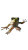 Leaping Green Frog Vinyl Car Decal Sticker – Waterproof & UV-Resistant 8"