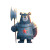 Armored Cartoon Bear Vinyl Car Decal Sticker – Waterproof & UV-Resistant 8"