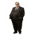 Portly Regal Gentleman Vinyl Car Decal Sticker – Waterproof & UV-Resistant 8"
