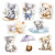 Beach Koalas Sticker Vinyl Car Decal Sticker – Waterproof & UV-Resistant 8"