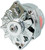 Powermaster 12si Style Alternator | Polished Finish, Chevrolet/ GM Design, 150A, 1V-Belt Pulley
