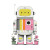 Retro Space Man V2 Vinyl Car Decal Sticker – Waterproof & UV-Resistant 8"