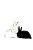 Two Rabbits Together Vinyl Car Decal Sticker – Waterproof & UV-Resistant 8"