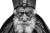 Zoroastrian Priest Portrait Vinyl Car Decal Sticker – Waterproof & UV-Resistant 8"