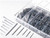 Ultimate 1000-Piece Steel Cotter Pin Assortment | 6 Popular Sizes | Re-Sealable Case