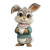 Bunny With Coffee V3 Vinyl Car Decal Sticker – Waterproof & UV-Resistant 8"