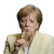 Angela Merkel Champain Vinyl Car Decal Sticker – Waterproof & UV-Resistant 8"