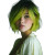 Neon Green Hair Vinyl Car Decal Sticker – Waterproof & UV-Resistant 8"