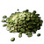 Green Coffee Beans Vinyl Car Decal Sticker – Waterproof & UV-Resistant 8"