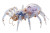 Mechanical Spider Art Vinyl Car Decal Sticker – Waterproof & UV-Resistant 8"