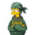 Hip-Hop Marge Vinyl Car Decal Sticker – Waterproof & UV-Resistant 8"