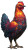 Magma Chicken Vinyl Car Decal Sticker – Waterproof & UV-Resistant 8"