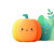 Cheerful Pumpkin Logo Vinyl Car Decal Sticker – Waterproof & UV-Resistant 8"