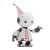 Cute 3D Robot Clown Vinyl Car Decal Sticker – Waterproof & UV-Resistant 8"