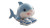 Chibi Baby Shark Vinyl Car Decal Sticker – Waterproof & UV-Resistant 8"