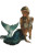Mythical Mermaid Portrait Vinyl Car Decal Sticker – Waterproof & UV-Resistant 8"