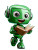 Joyful Green Robot Vinyl Car Decal Sticker – Waterproof & UV-Resistant 8"